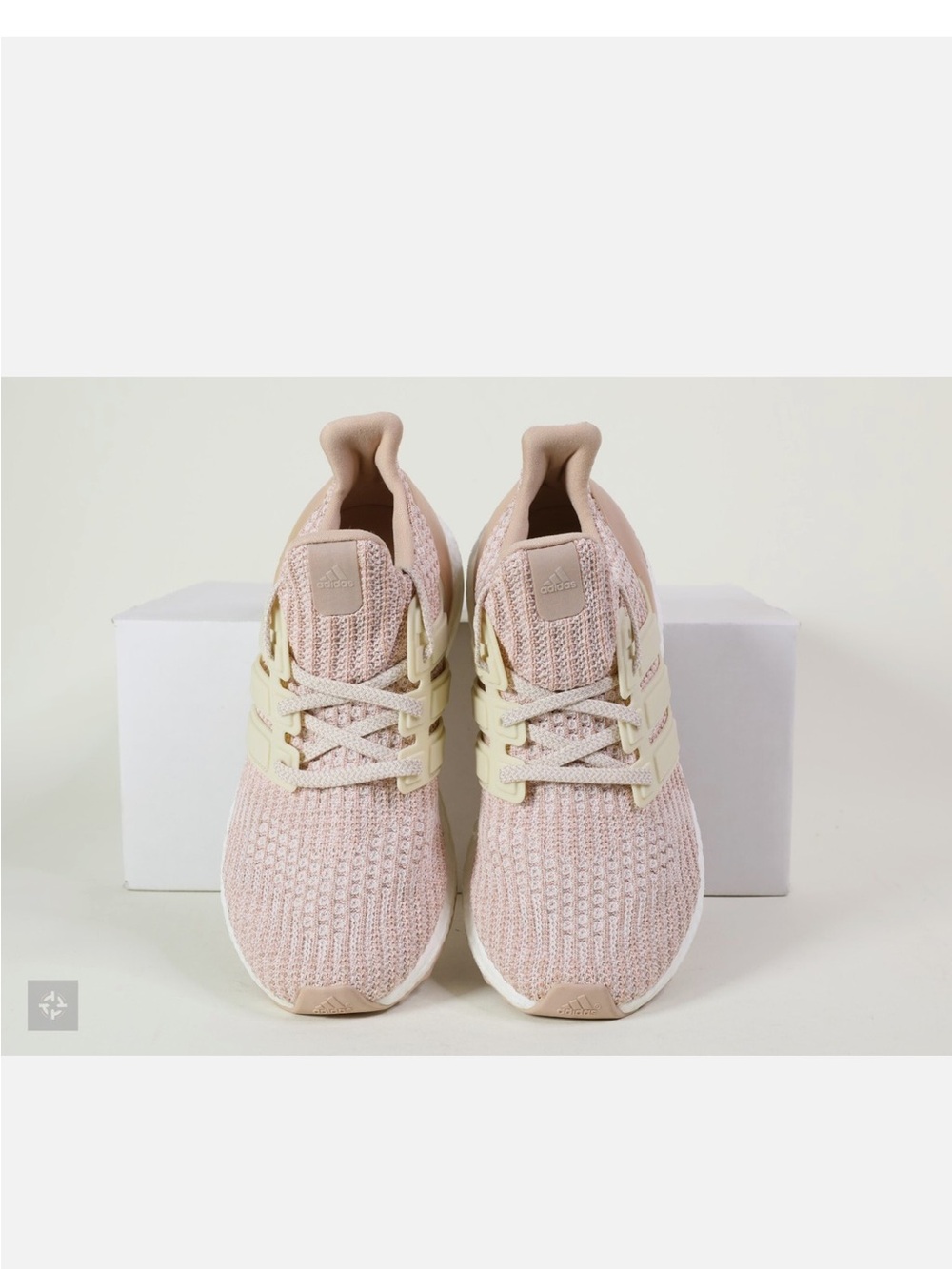 adidas Womens UltraBoost Knit Running Shoes - Light Pink - Picture 4 of 12